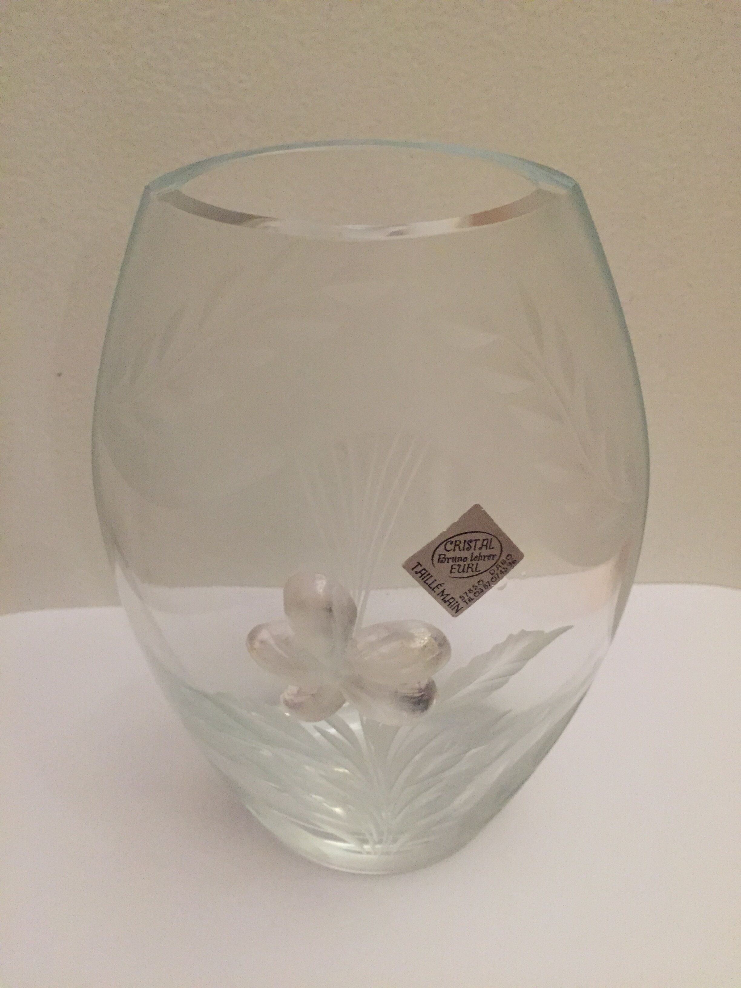 Vase en cristal