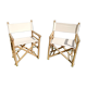 Fauteuils pliables en bambou