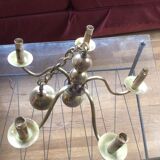 Lustre ancien en laiton