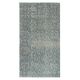 Vintage Handmade Turkish Blue Wool Accent Rug with Floral Design for Home and Office Decor