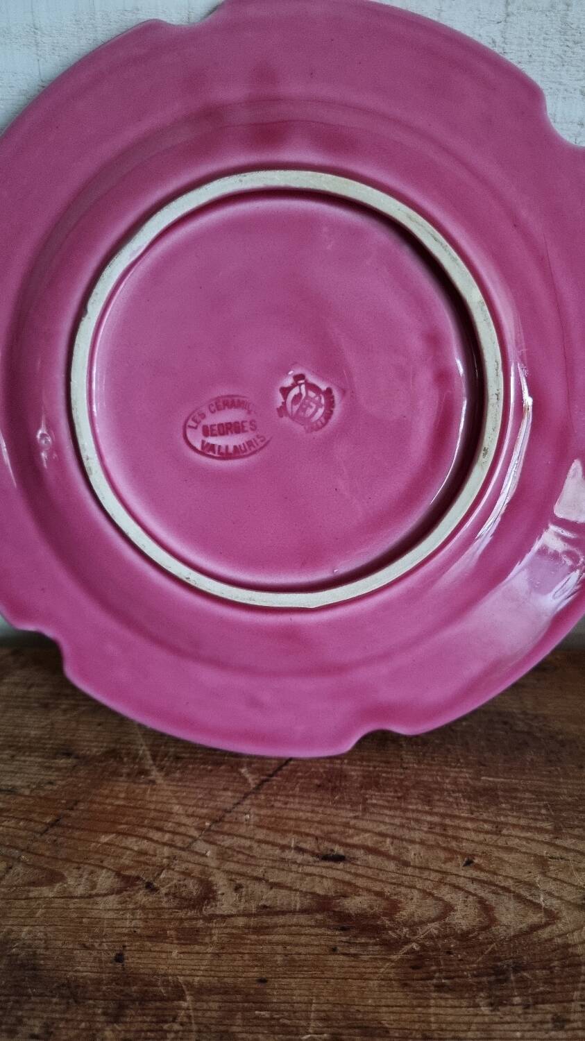 6 assiettes dessert vintage Georges Vallauris