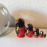 Vintage vintage ancient Russian Matriochkas dolls