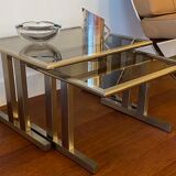 Stainless steel nesting tables