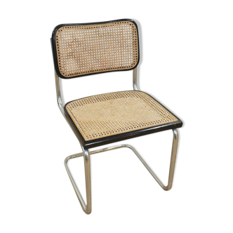Cesca B32 black chair by Marcel Breuer