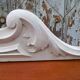 Old patinated pediment