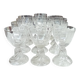 Série de 14 verres à apéritif cristal Saint Louis