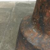 Brutalist ceramic vase in German mid-century style by Gerhard Liebenthron, 1969.