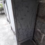 Patinated industrial wardrobe