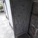 Patinated industrial wardrobe
