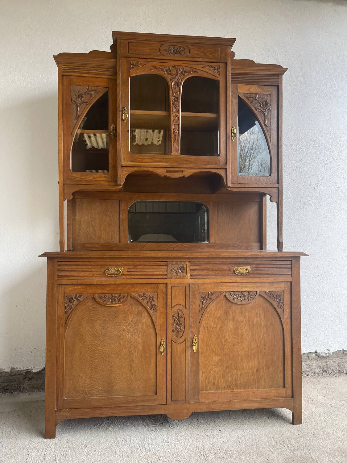 Art Nouveau two-body buffet