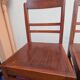Lot de 3 chaises anciennes estampillé PTT