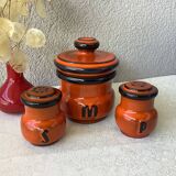 Salt service pepper mustard verceram ceramic