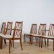 Mid-Century Teak and Fabric Dining Chairs by Leslie Dandy for G-Plan, Unite