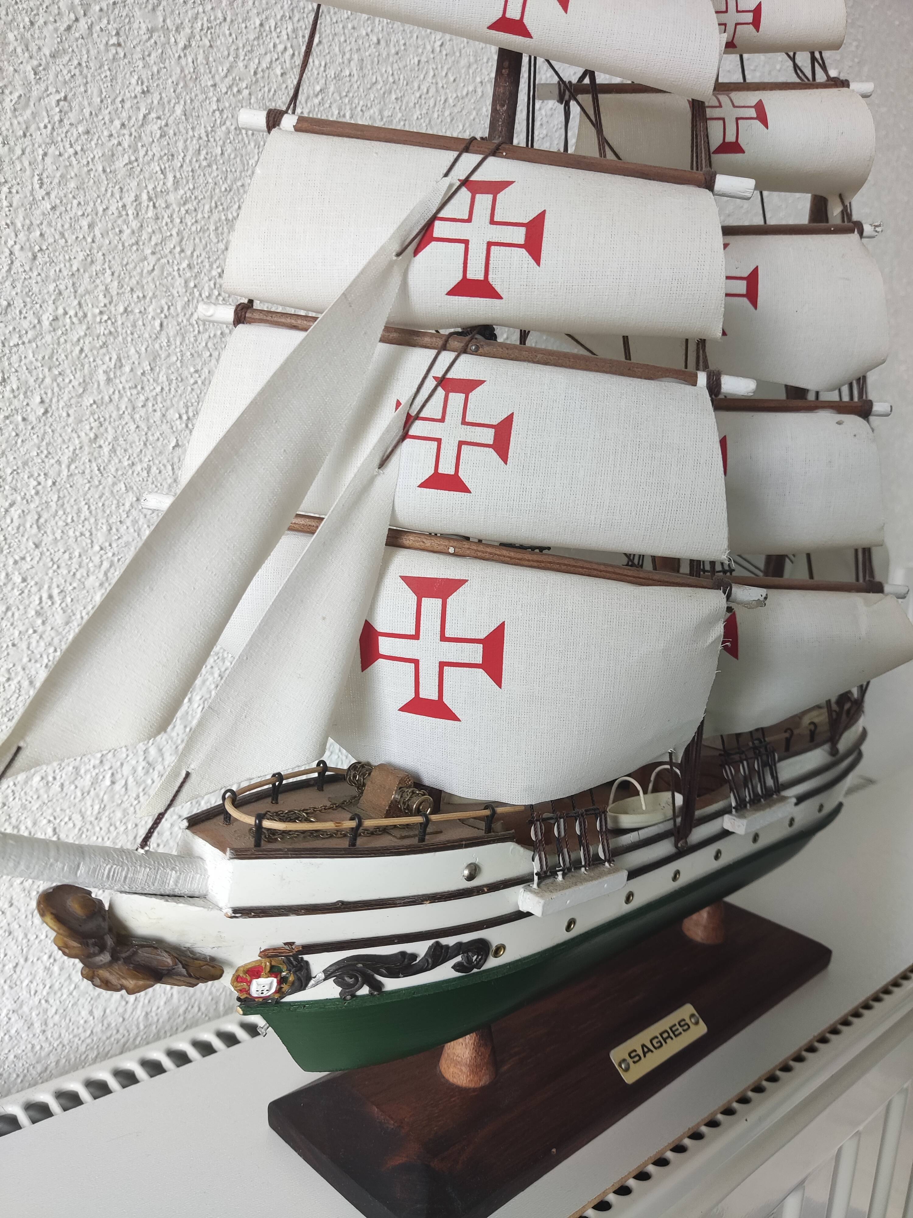 Model boat Sagres
