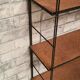 etagere 1960 vintage , string, bois et metal 60x58x17