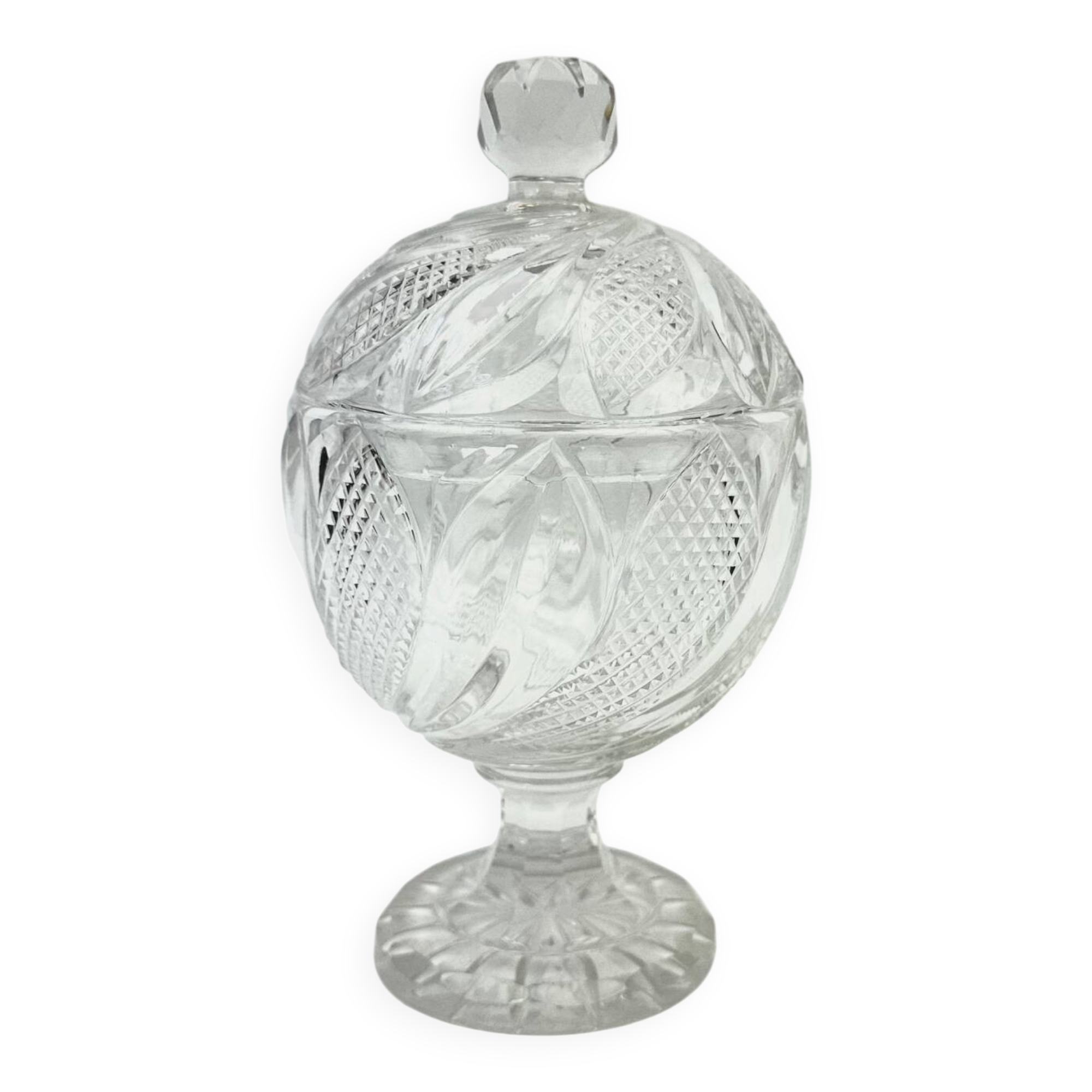 Bonbonnière en cristal Napoléon III