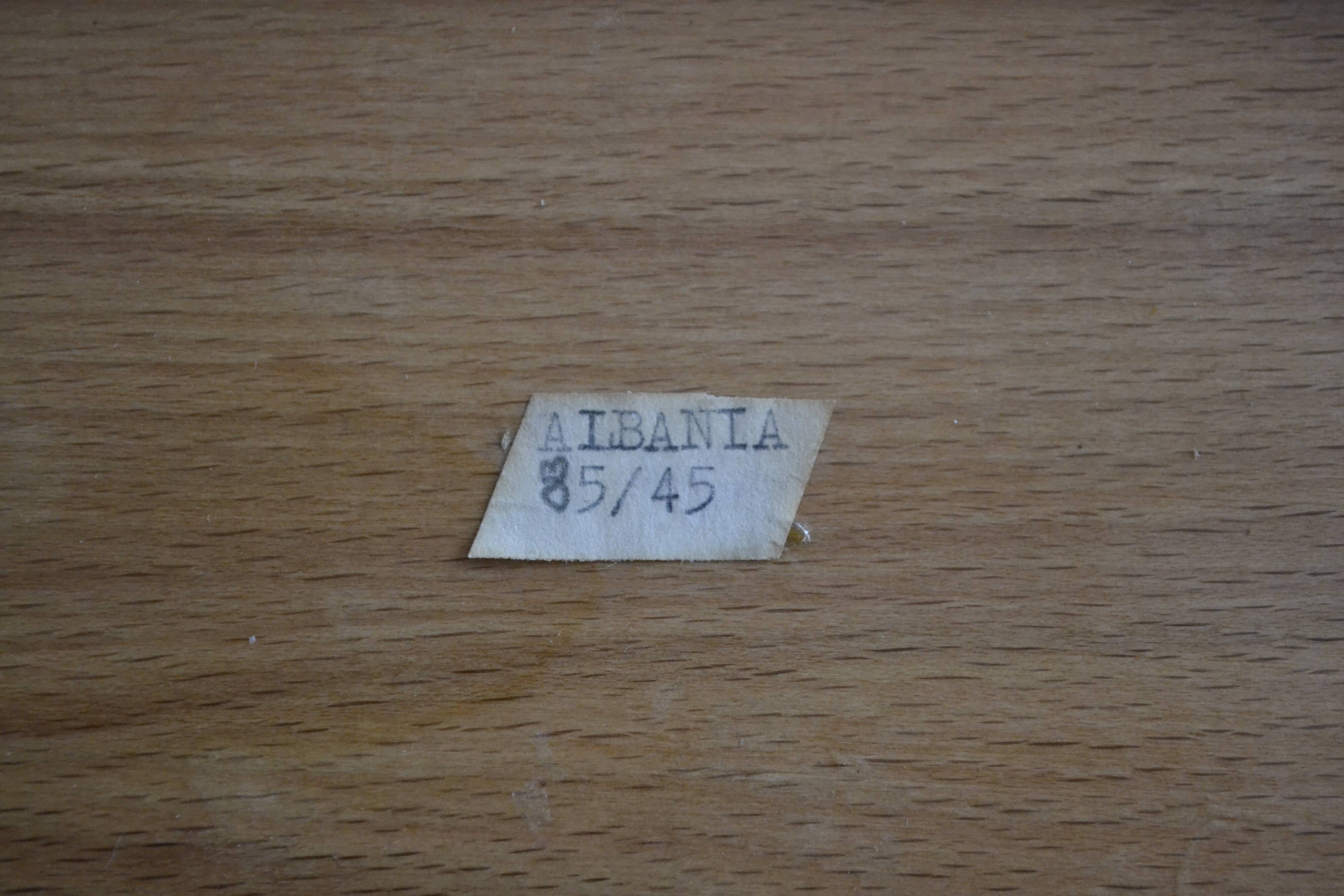 Marquetry wooden box