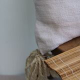 Linen and cotton cushion