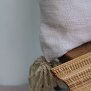 Linen and cotton cushion