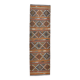 Tapis Kilim vintage en laine fait main, couleur neutre, 81 x 279 cm
