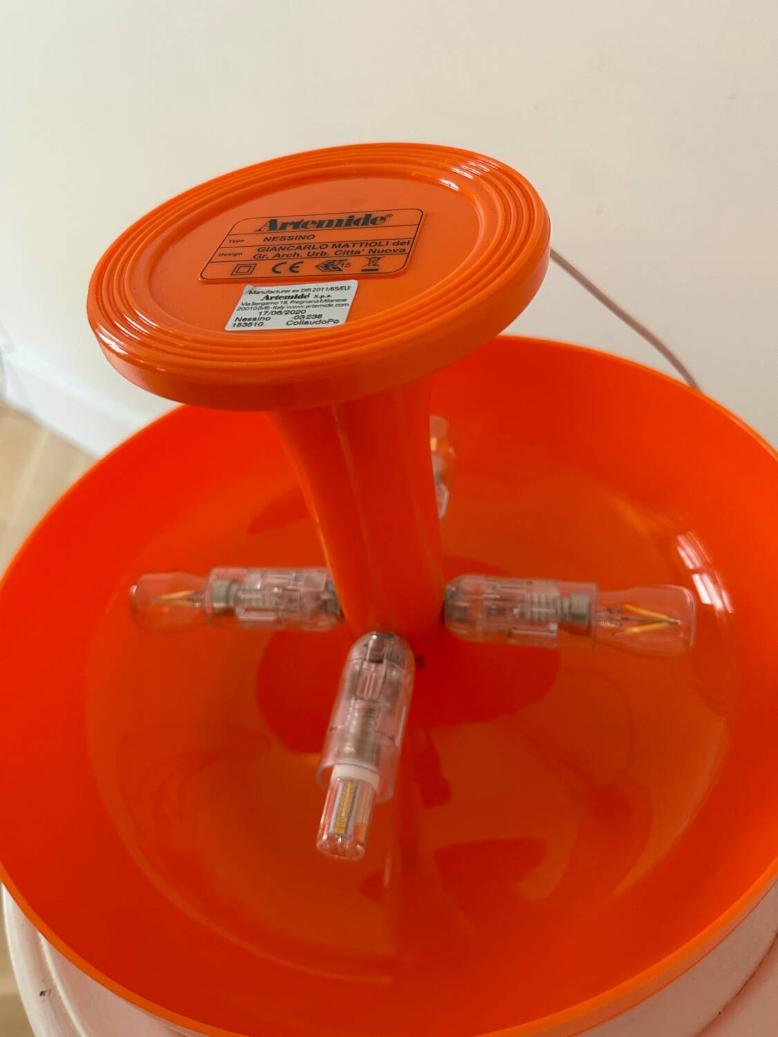 Nessino plastic table lamp