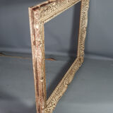 Old frame Montparnasse carved wood patinated 68x59 foliage 54.8x45 cm