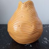 Free-form ceramic vase
