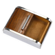 Carl Aubock rolling shutter storage box from the 1930s, cigarette dispenser, walnut, Vienna
