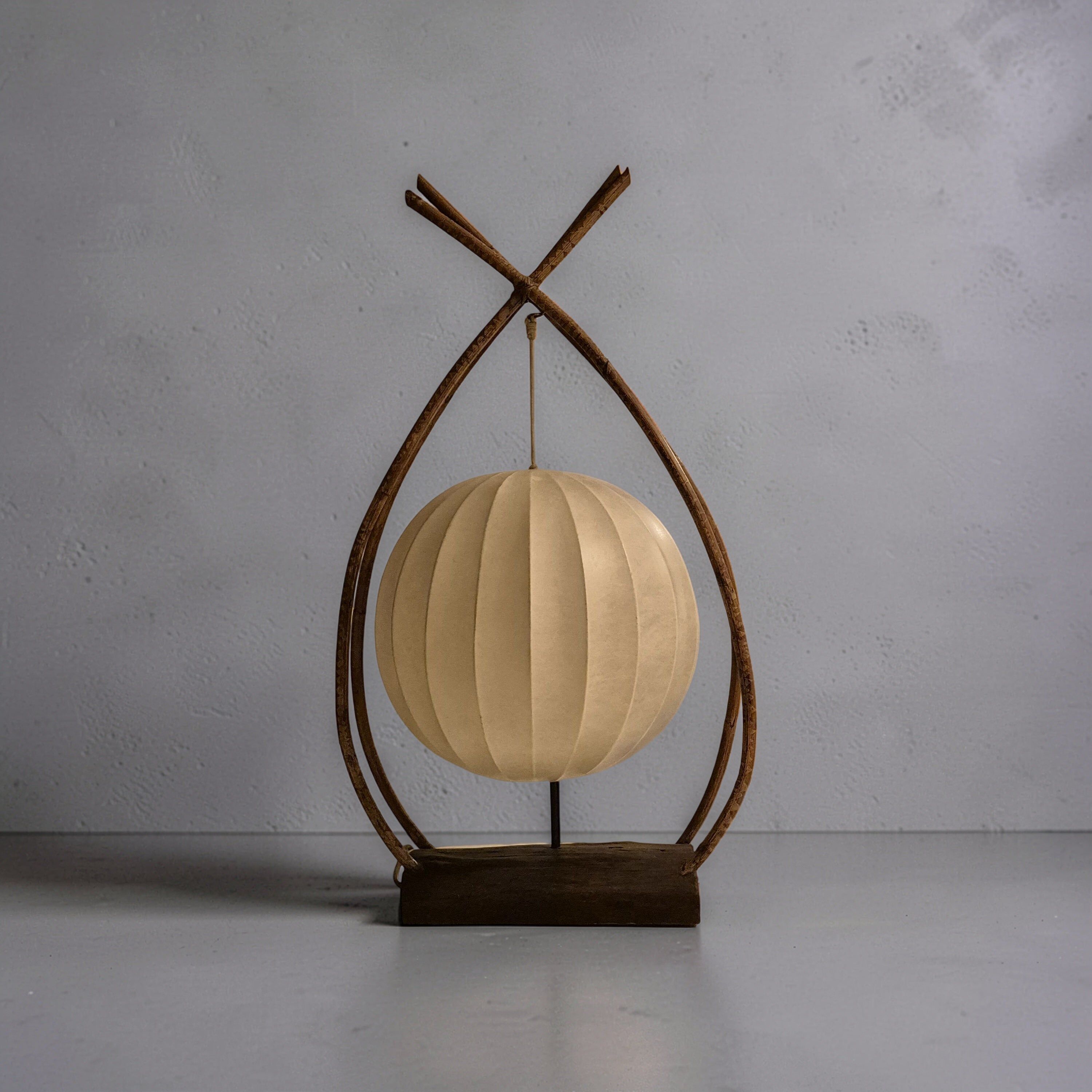 Cocoon Table Lamp Wabi Sabi, 1960s