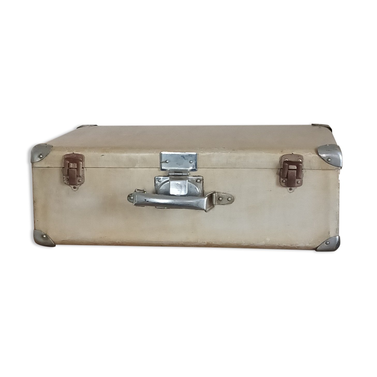 Vintage metal suitcase
