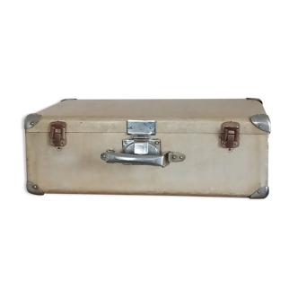 Vintage metal suitcase