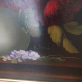 Floral painting R. Rosini, very good condition