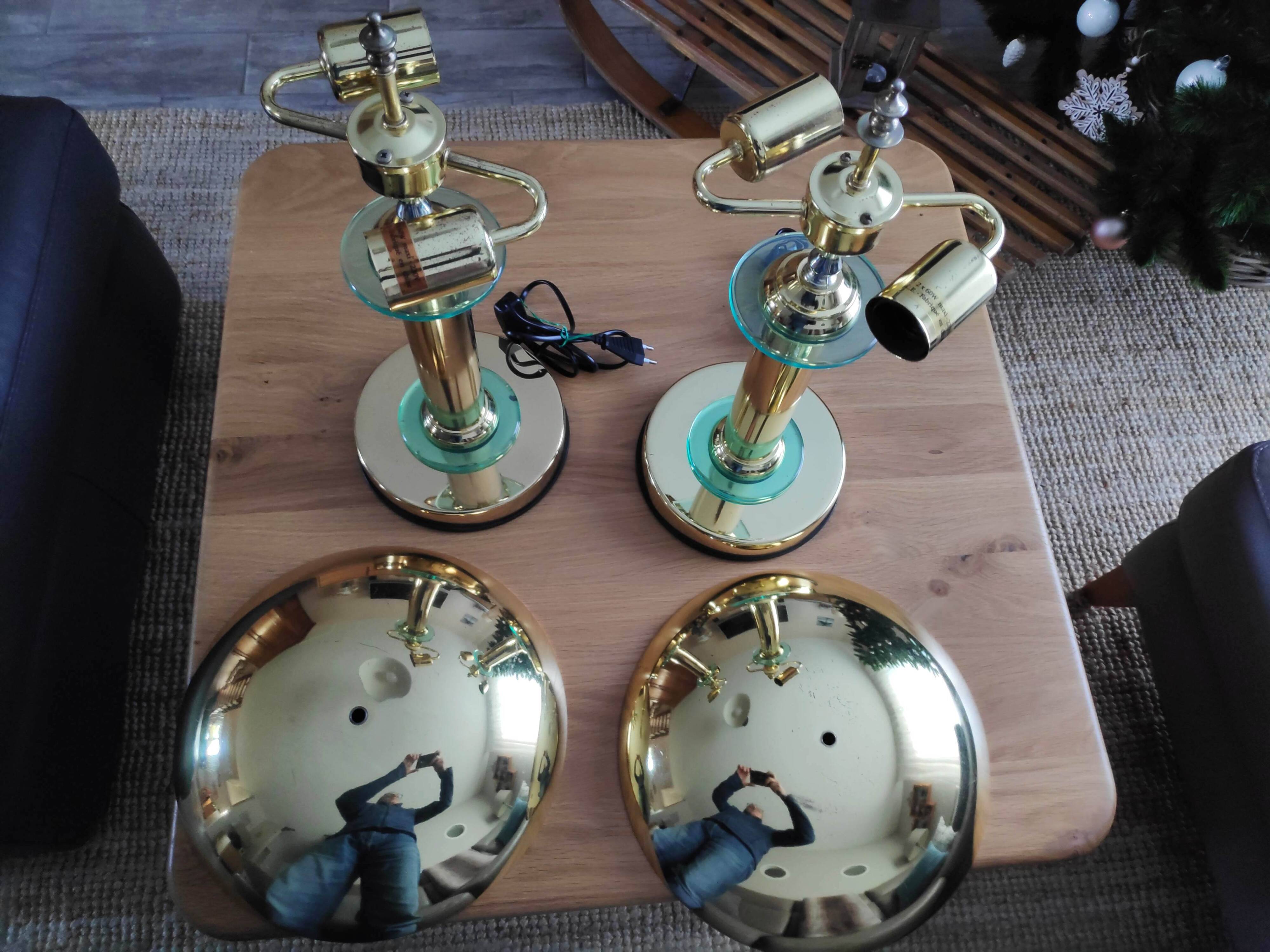 Pair of mushroom lamps model CIMA Lighting Industrial 1970