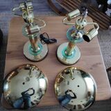 Pair of mushroom lamps model CIMA Lighting Industrial 1970