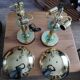 Paire de lampes champignon modèle Cima Lighting Industrial 1970