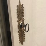 Antique painted wood cabinet