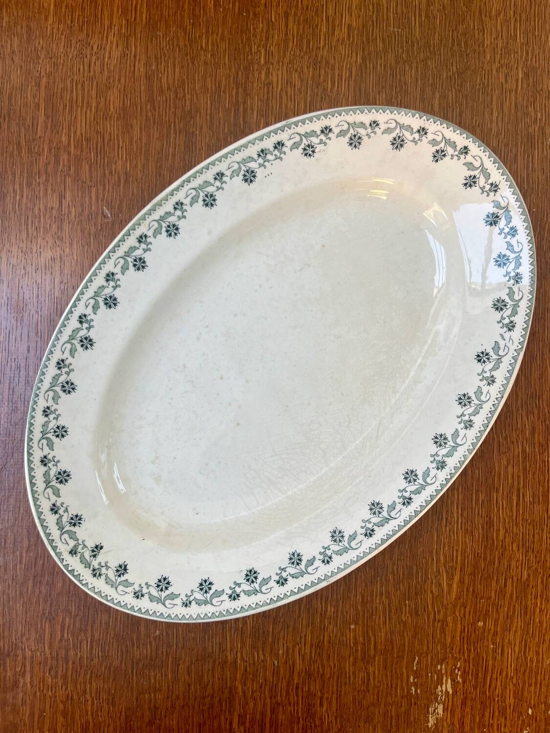 Oval ironstone dish – Moulin des Loups Georgette