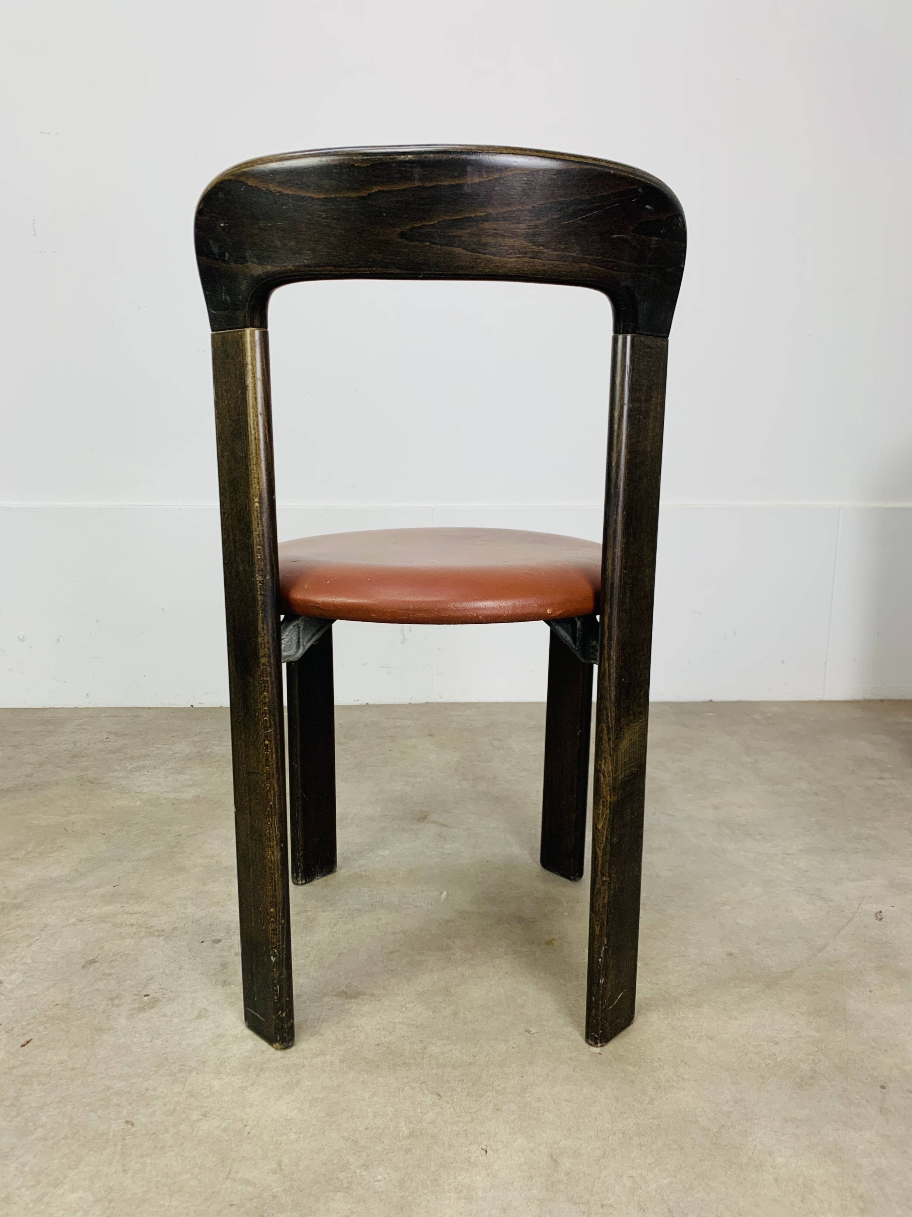 8 Bruno Rey chairs for Dietiker, workshop "Chair from Stein am Rhein"