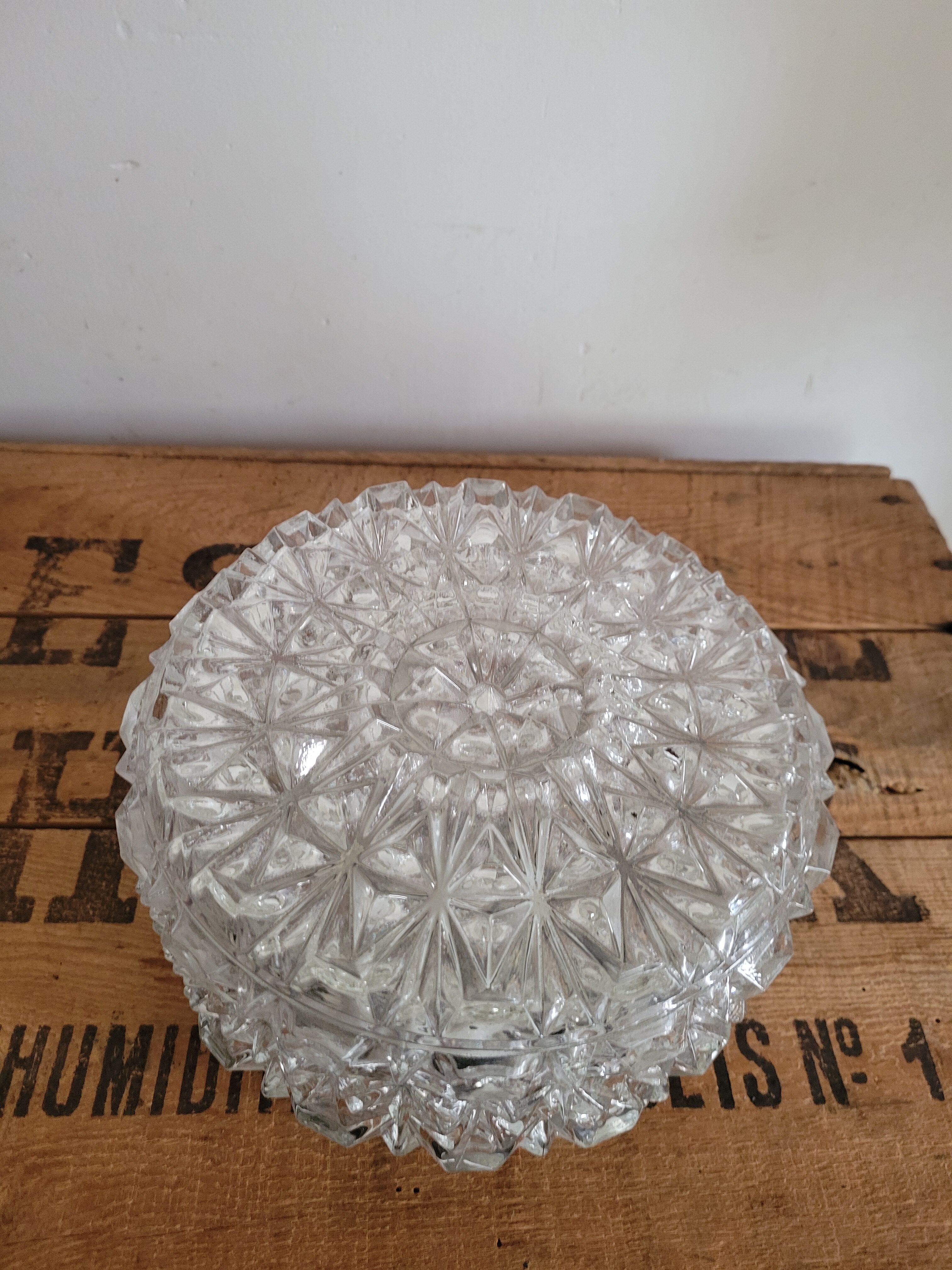 Erco molded glass ceiling light