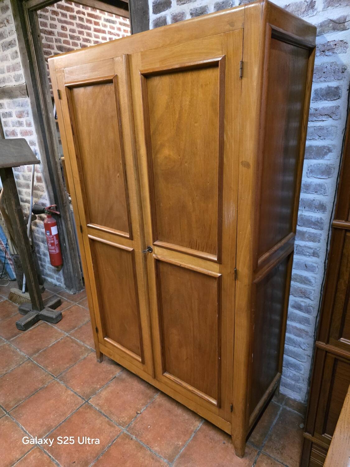 Vintage school locker from the 1960s