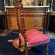 High-backed chaise longue in carved mahogany, 19th century, Napoleon III