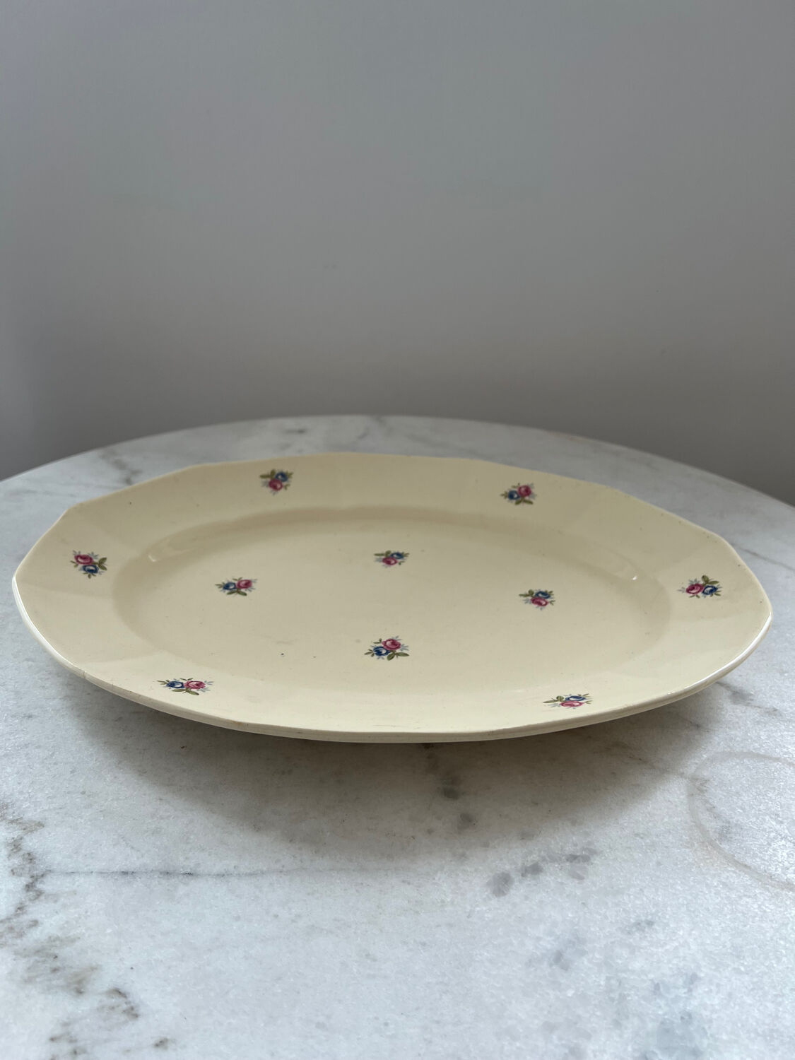 Large presentation dish Sarreguemines Digoin