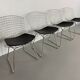 Lot de 4 chaises d'Harry Bertoia éditées par Knoll
