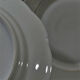 Service de table vintage blanc et or, service de table ancien
