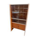Vitrine vintage chêne