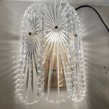 Mid-Century Crystal Sconces, Set of 2