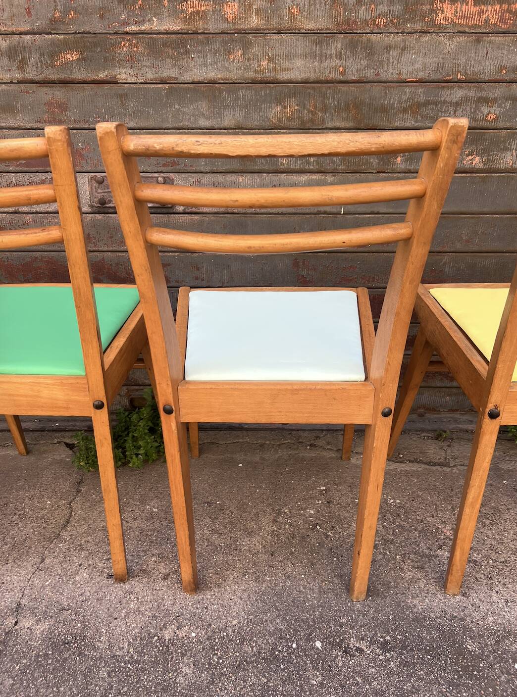 (Lot) 4 Alma bistro chairs no. 1642 Luterma