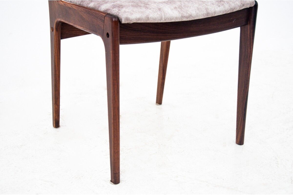 Set of 6 teak chairs, Uldum Mobelfabrik, Denmark, 1960s