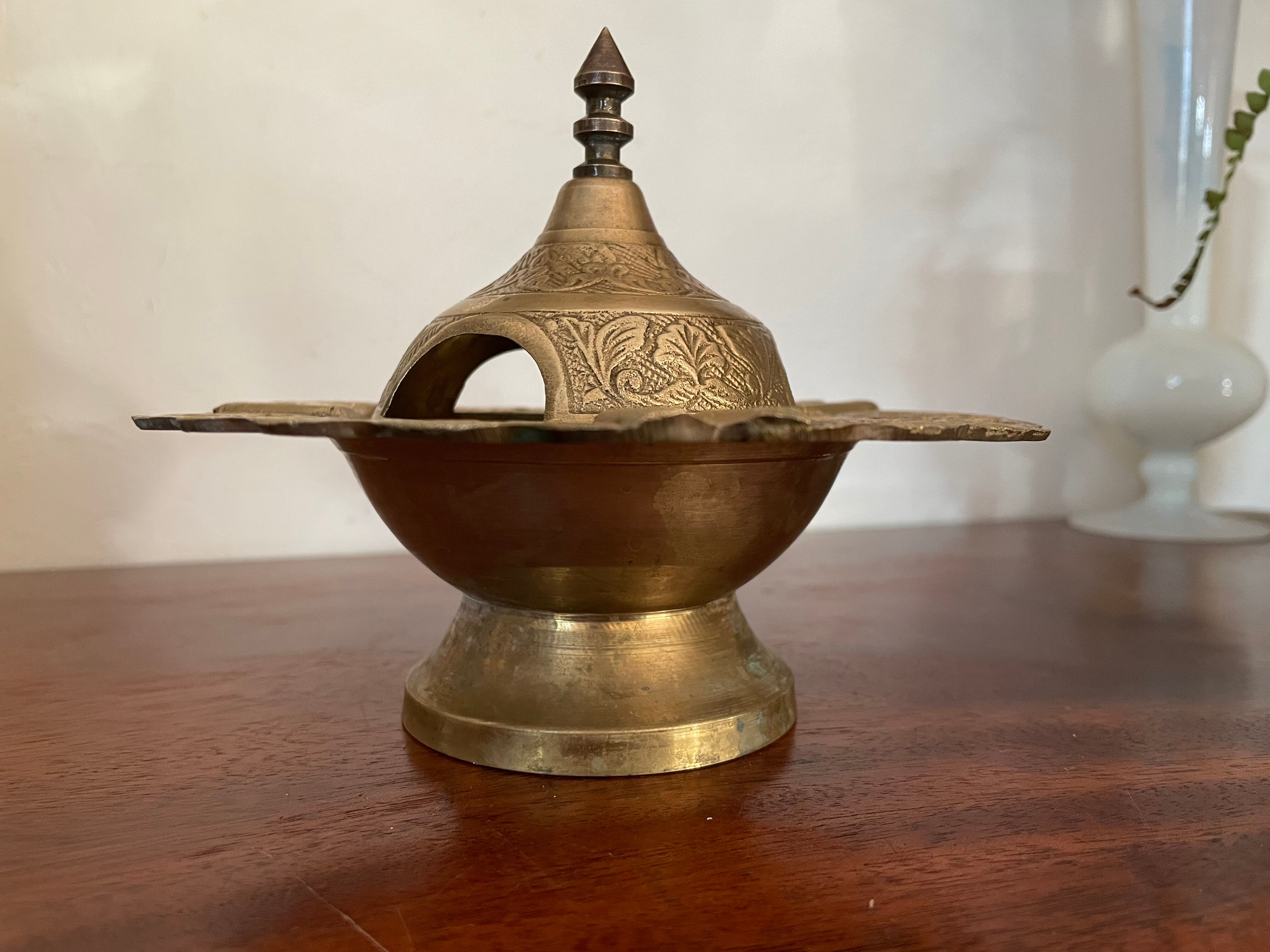 Vintage brass ashtray