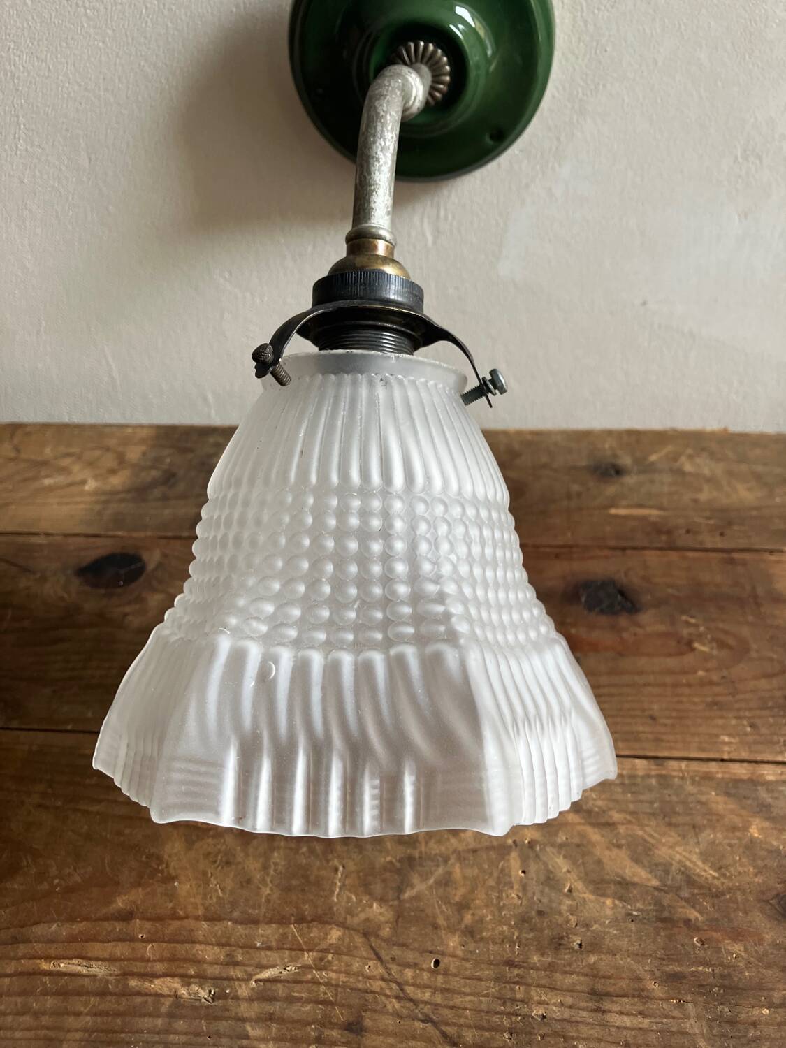Vintage swan neck wall light
